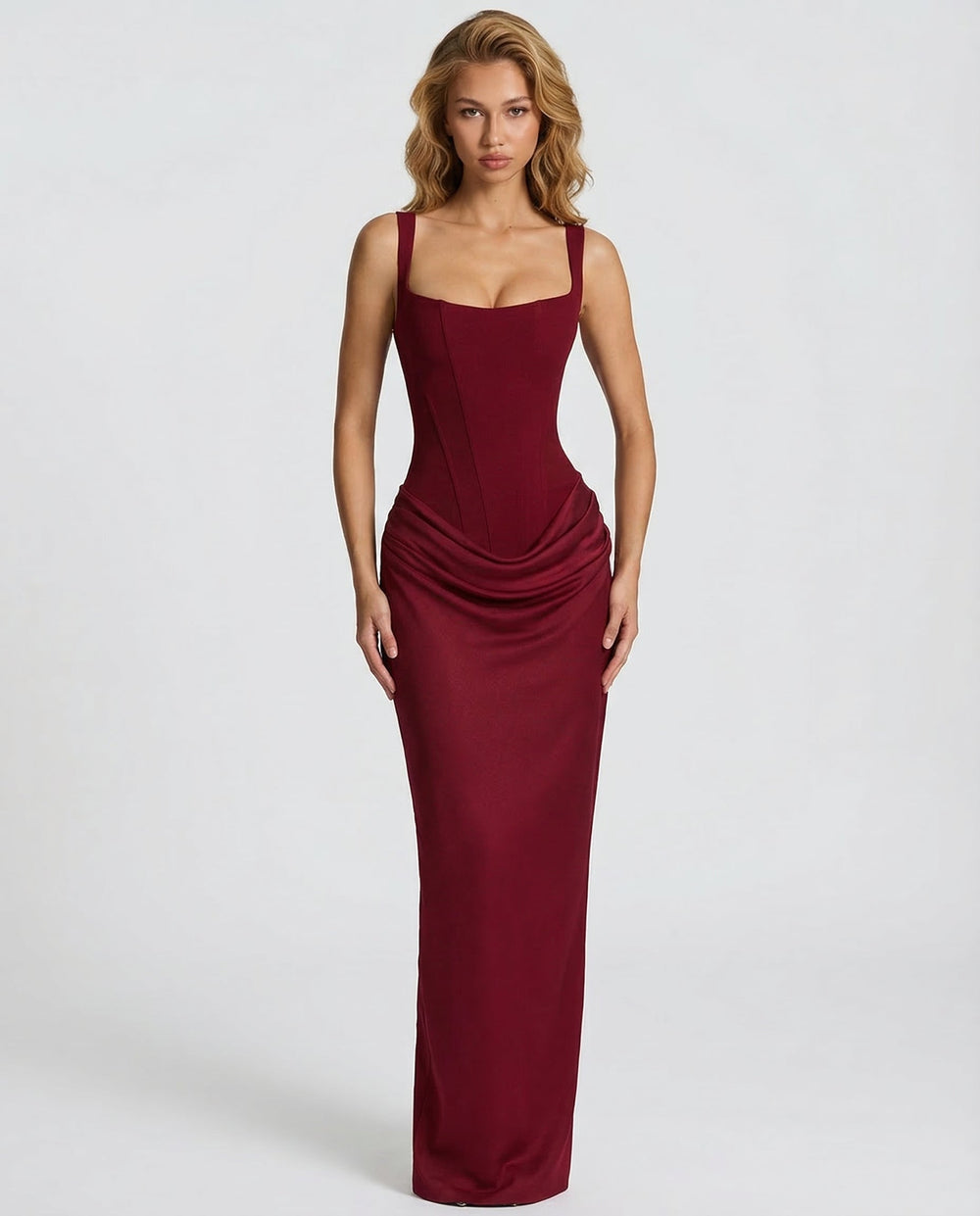 ARIA | Vestido Largo Reloj de Arena