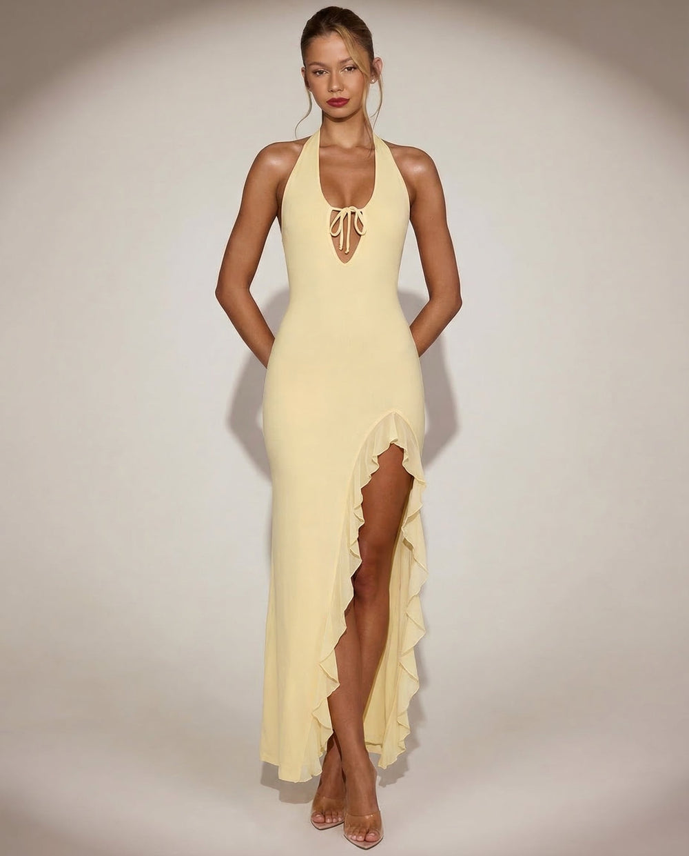 Vestido Largo Flechazo Cereza