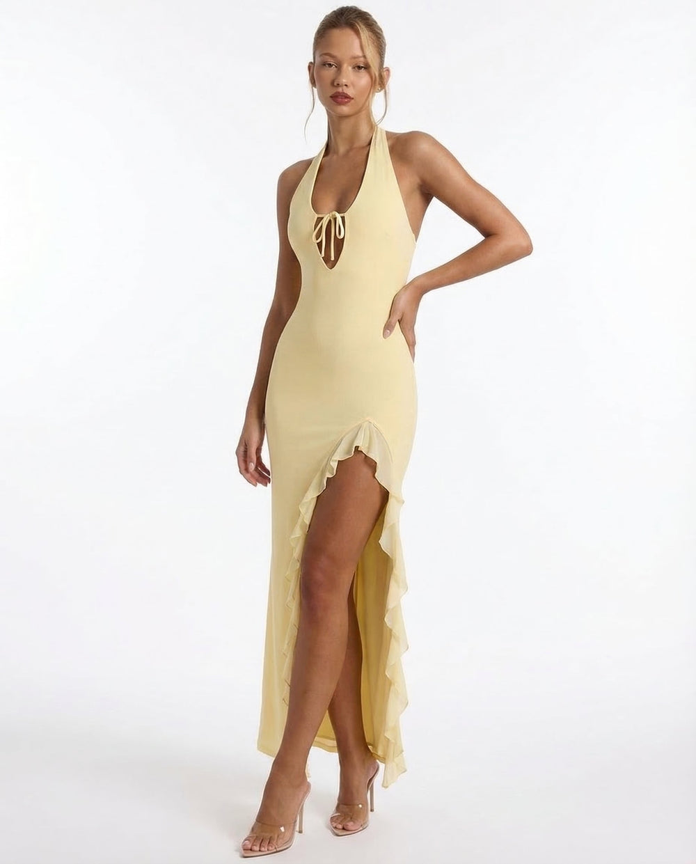 Vestido Largo Flechazo Cereza