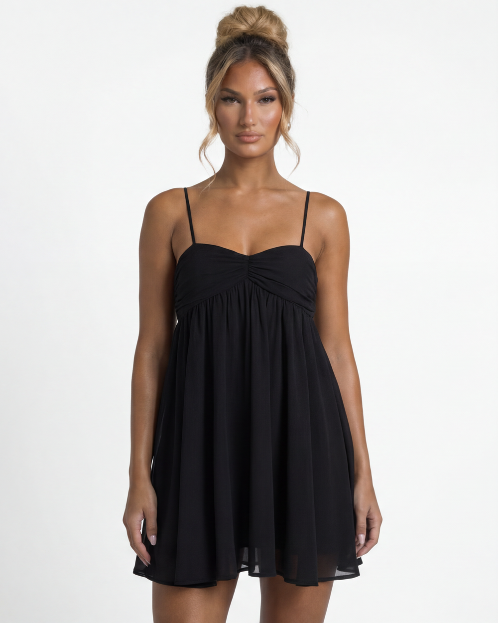 AINHOA - Minivestido babydoll vuelo™
