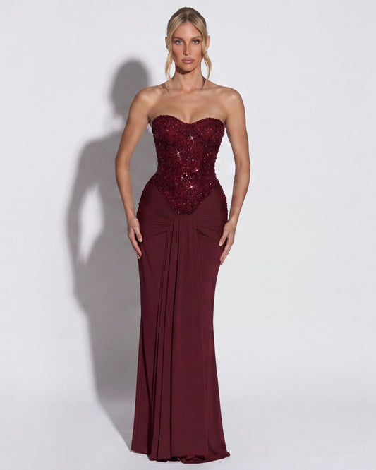 Vestido Largo de Gala Aura de Medianoche