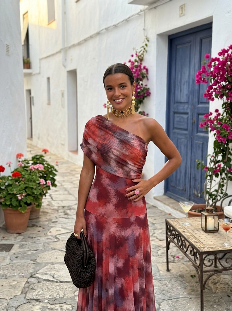 CARLA - VESTIDO LARGO ELEGANTE