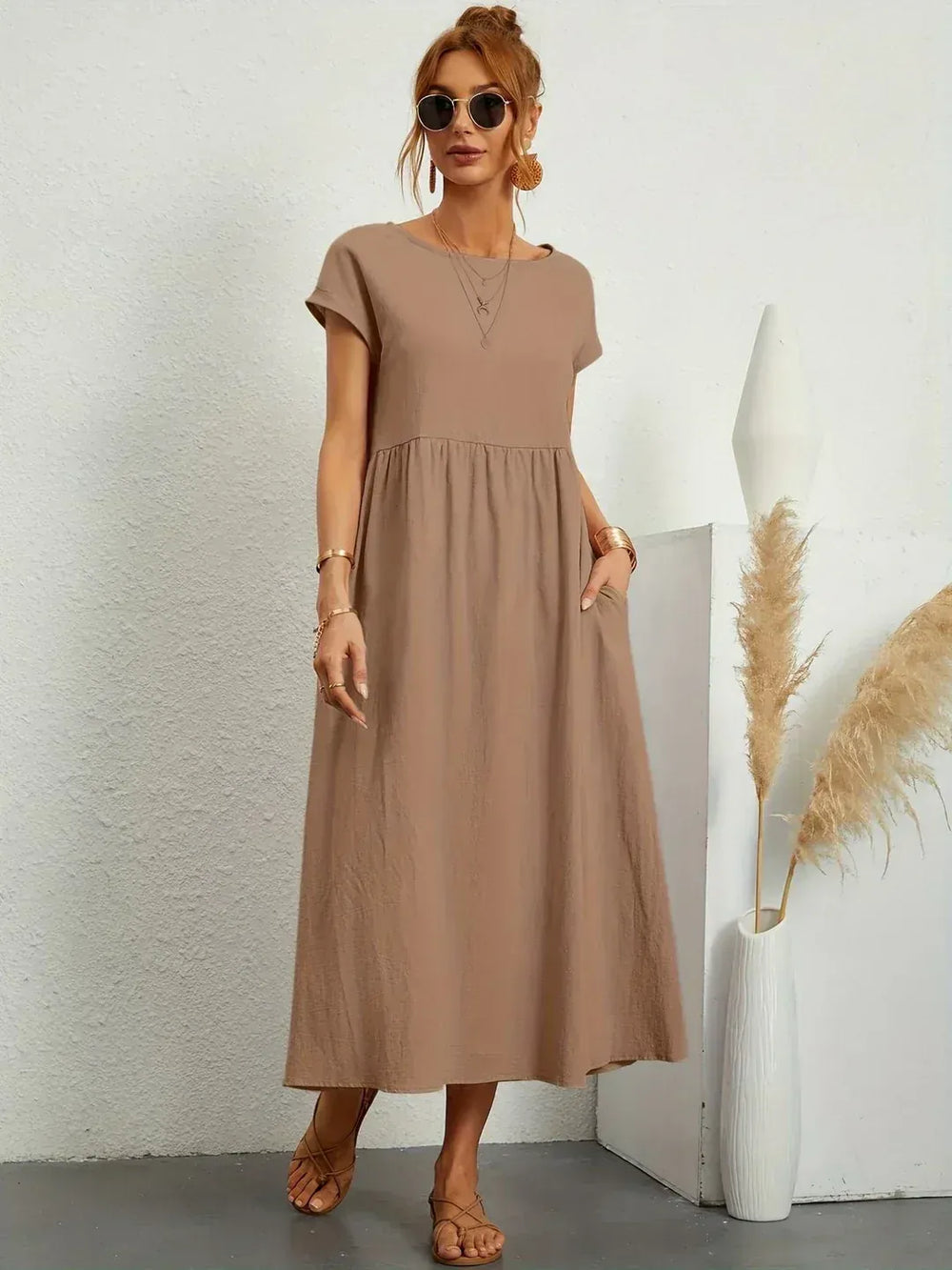 CARMEN — Vestido Midi Fluido