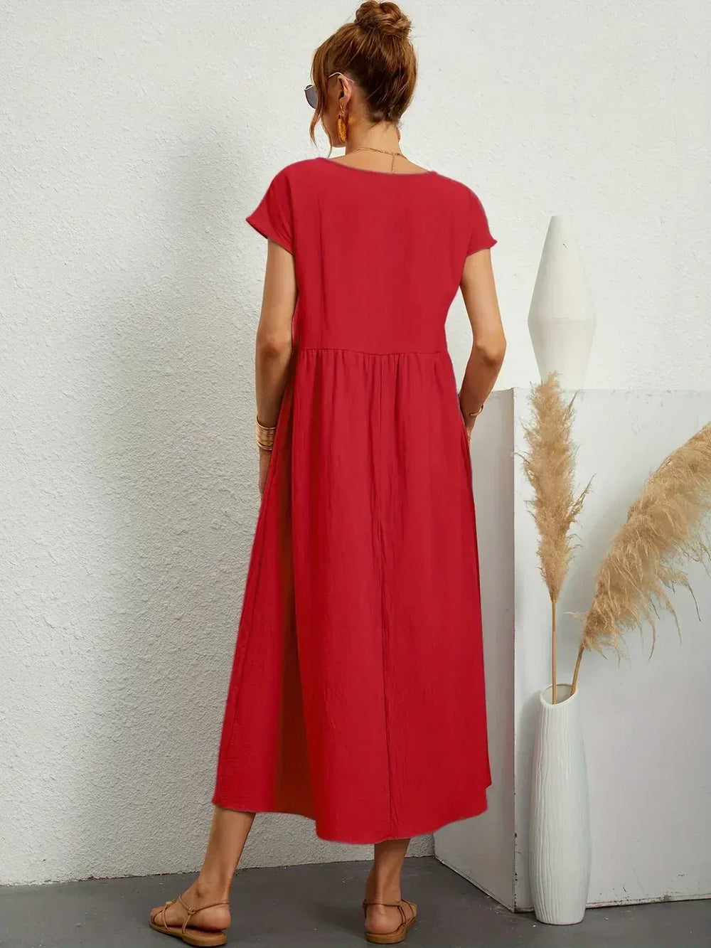 CARMEN — Vestido Midi Fluido