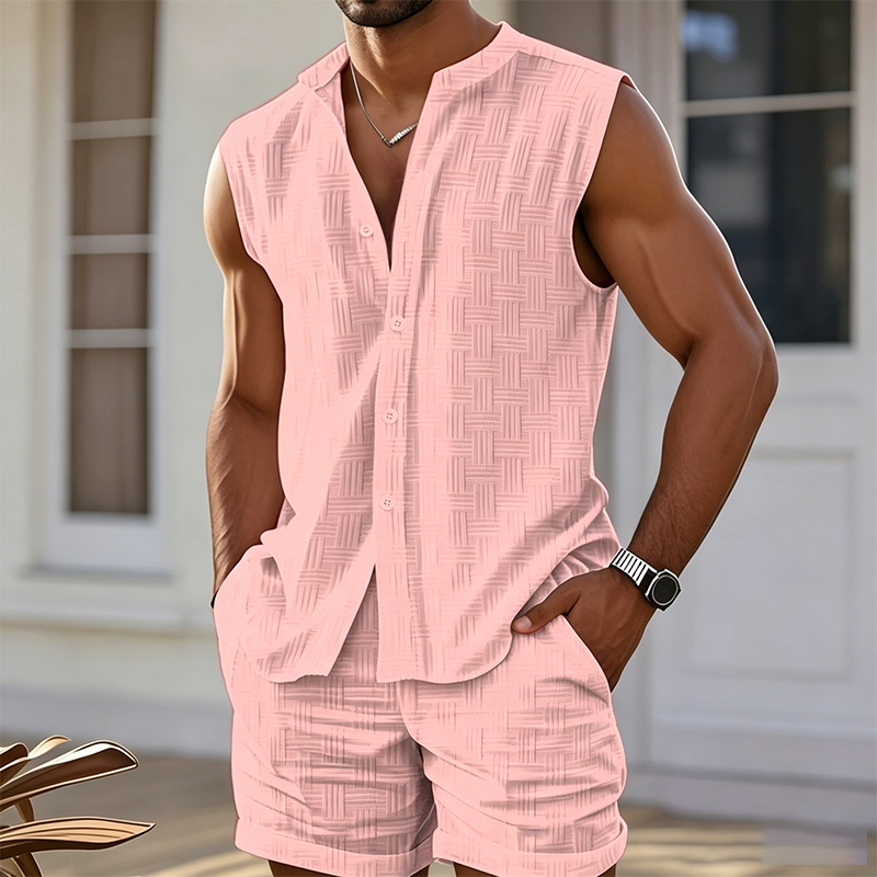 ALEX - Camiseta sin mangas Henley™