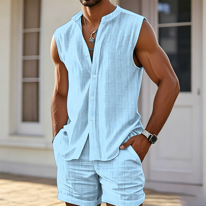 ALEX - Camiseta sin mangas Henley™